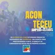 Os alunos do Centro de Cultura e Arte Pai João, em parceria com o Studio A. Se apresentaram no teatro Jorge Amado.