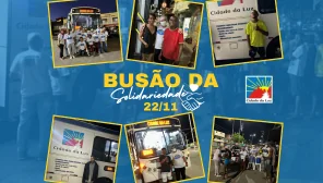 Ontem, 22/11, o Busão da Solidariedade saiu para mais uma ação com a população de rua