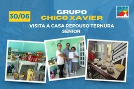 Caravana Chico Xavier visita a Casa repouso Ternura Sênior - 30.06.2025