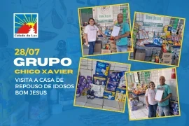 Caravana Chico Xavier visita a Casa de Repouso de Idosos Bom Jesus - 28.07.2025