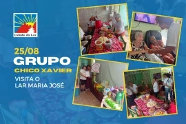 Caravana Chico Xavier visita o Lar Maria José - 25.08.2025