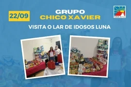 Caravana Chico Xavier visita o Lar de Idosos Luna - 22.09.2025