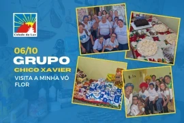 Caravana Chico Xavier visita a Associação Beneficente Minha Vó Flor - 06.10.2025