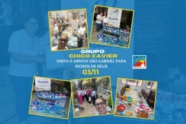 Caravana Chico Xavier visita o Abrigo São Gabriel para Idosos de Deus - 03.11.2025