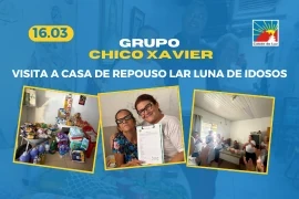 Caravana Chico Xavier visita a casa de repouso Lar Luna de Idosos - 16.03.2026