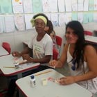 Oficina de Decoupagem em caixas em MDF com a professora de Artes da escola Carlos Murion Cremilda Prates (pós graduada em Educação Artísdtica);