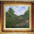 Tela mediúnica de Claude Monet através do médium José Medrado. Oscar-Claude Monet foi um pintor francês e o mais célebre entre os pintores.impressionistas.
