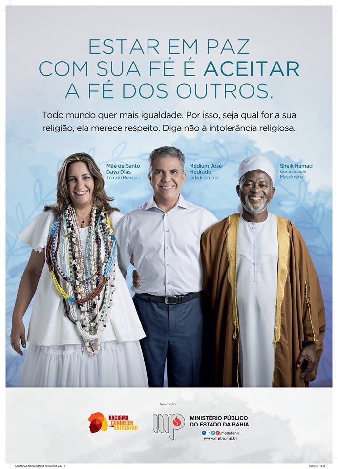 Estar em paz com sua fé é aceitar a fé dos outros