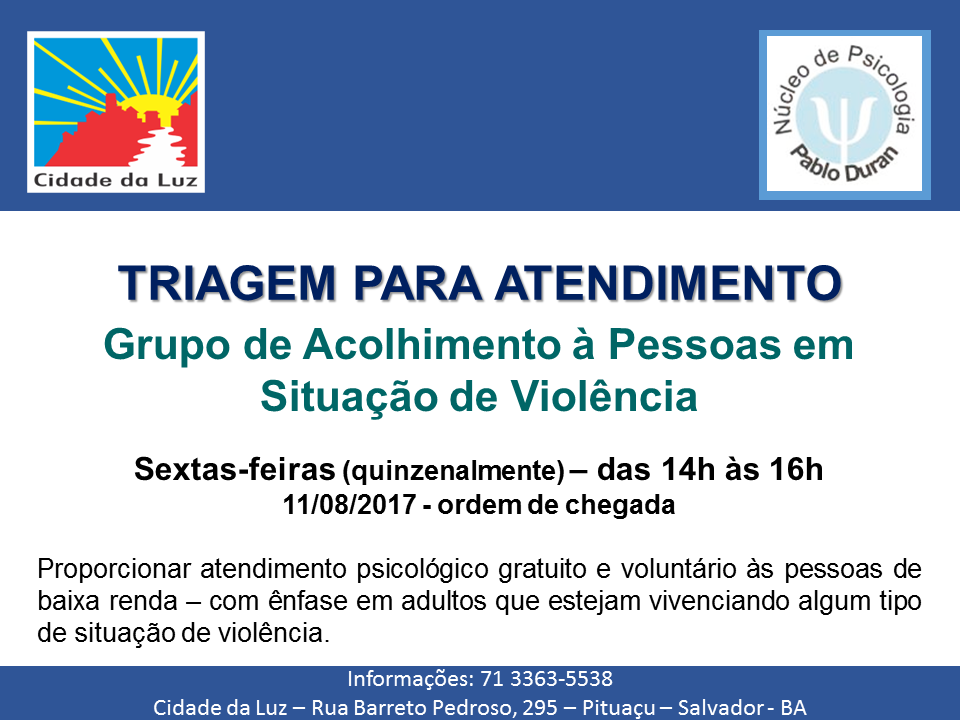Grupo de Atendimento à Pessoas em Situação de Violência