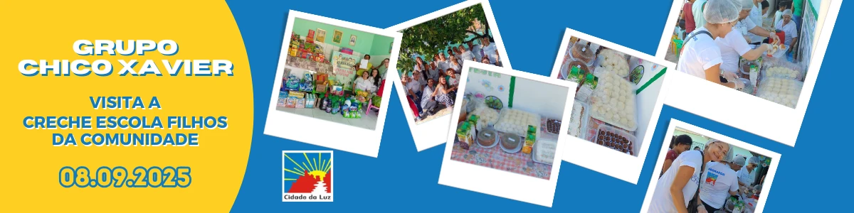 Caravana Chico Xavier visita a Creche Escola Filhos da Comunidade - 08.09.2025