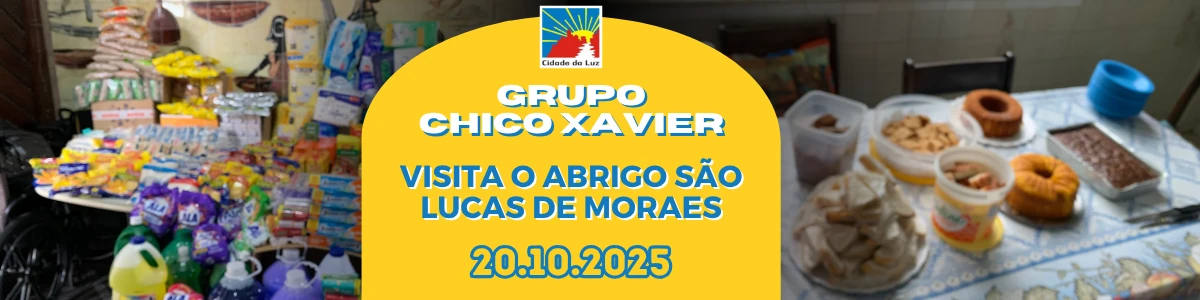 Caravana Chico Xavier visita o Abrigo São Lucas de Moraes - 20.10.2025