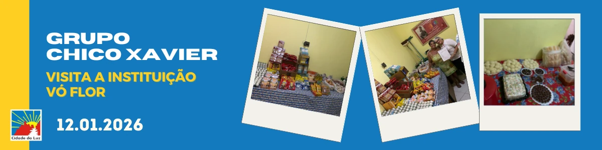 Caravana Chico Xavier visita a instituição Vó Flor - 12.01.2026