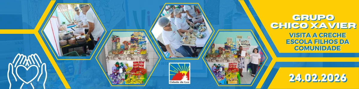 Caravana Chico Xavier visita a Creche Escola Filhos da Comunidade - 23.02.2026