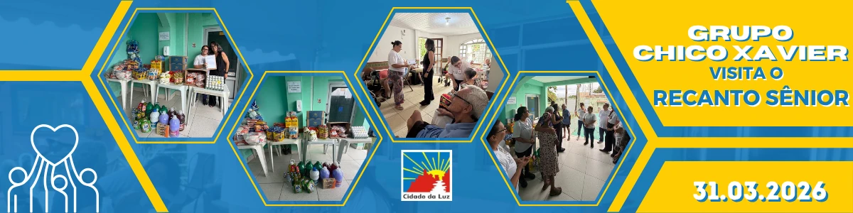 Caravana Chico Xavier visita o Recanto Sênior - 31.03.2026
